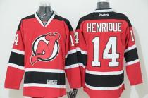 New Jersey Devils -14 Adam Henrique Red Stitched NHL Jersey