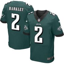 Nike Philadelphia Eagles #2 Matt Barkley Midnight Green Team Color Men's Stitched NFL Elite Jersey