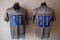 Nike Indianapolis Colts #80 Coby Fleener Grey Shadow Men's Stitched NFL Elite Jersey