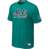 New York Mets Green Nike Short Sleeve Practice T-Shirt
