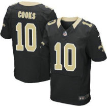 2014 NFL Draft New Orleans Saints -10 Brandin Cooks Black elite Jersey