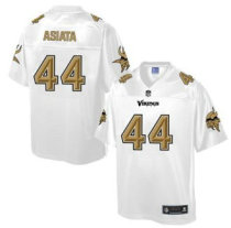 Nike Minnesota Vikings -44 Matt Asiata White NFL Pro Line Fashion Game Jersey