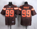 Nike Cleveland Browns -99 Paul Kruger Brown Team Color Men's Stitched NFL New Elite Jersey