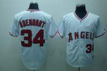 Los Angeles Angels of Anaheim -34 Nick Adenhart Stitched White MLB Jersey
