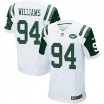 Nike New York Jets -94 Leonard Williams White Stitched NFL Elite Jersey