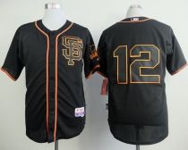 San Francisco Giants #12 Joe Panik Black Alternate Cool Base Stitched MLB Jersey
