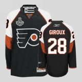 Philadelphia Flyers -28 Claude Giroux Stitched Black NHL Jersey with Stanley Cup Finals Patch
