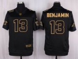 Nike Carolina Panthers -13 Kelvin Benjamin Pro Line Black Gold Collection Stitched NFL Elite Jersey
