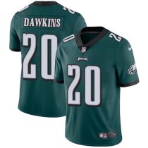 Nike Eagles -20 Brian Dawkins Midnight Green Team Color Stitched NFL Vapor Untouchable Limited Jerse