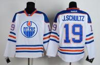 Edmonton Oilers -19 Justin Schultz White Stitched NHL Jersey