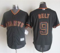 San Francisco Giants #9 Brandon Belt Black New Cool Base Stitched MLB Jersey