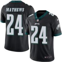 Nike Eagles -24 Ryan Mathews Black Stitched NFL Color Rush Limited Jersey