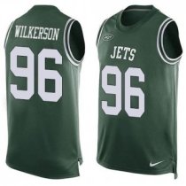 Nike New York Jets -96 Muhammad Wilkerson Green Team Color Stitched NFL Limited Tank Top Jersey