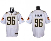 Nike Cincinnati Bengals -96 Carlos Dunlap White 2016 Pro Bowl Stitched NFL Elite Jersey