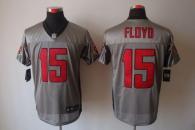 Nike Cardinals -15 Michael Floyd Grey Shadow Men's Stitched NFL Elite Jersey