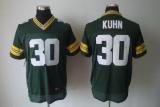 Nike Green Bay Packers #30 John Kuhn Green Team Color Men's Stitched NFL Elite Jersey
