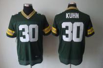 Nike Green Bay Packers #30 John Kuhn Green Team Color Men's Stitched NFL Elite Jersey