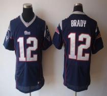 Nike New England Patriots -12 Tom Brady Navy Blue Team Color Mens Stitched NFL Elite Jersey