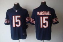 Nike Bears -15 Brandon Marshall Navy Blue Team Color Stitched NFL Limited Jersey