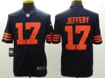 Nike Chicago Bears -17 Alshon Jeffery Navy Blue 1940s Throwback NFL Limited Jersey