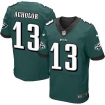 Nike Eagles -13 Nelson Agholor Midnight Green Team Color Stitched NFL New Elite Jersey
