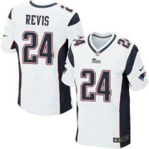 New England Patriots -24 Darrelle Revis White Team Color NFL Elite Jersey