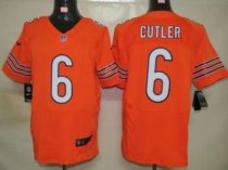 Nike Bears -6 Jay Cutler Orange Alternate Stitched NFL Elite Jersey