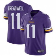 Nike Vikings -11 Laquon Treadwell Purple Team Color Stitched NFL Vapor Untouchable Limited Jersey