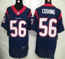 Nike Houston Texans -56 Brian Cushing Navy Blue Team Color Mens Stitched NFL Elite Jersey