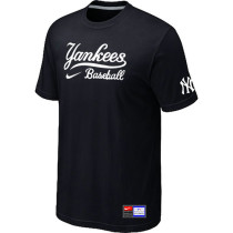 New York Yankees Black Nike Short Sleeve Practice T-Shirt