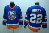New York Islanders -22 Mike Bossy Stitched Third Light Blue NHL Jersey