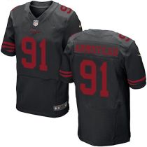 Nike San Francisco 49ers #91 Arik Armstead Black Alternate Men‘s Stitched NFL Elite Jersey