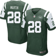 NEW New York Jets -28 Curtis Martin Green Team Color NFL Elite Jersey