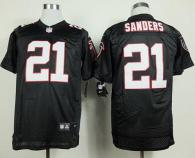 Nike Falcons -21 Deion Sanders Black Alternate Men's Stitched NFL Elite Jersey