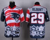 Nike New England Patriots -29 LeGarrette Blount Navy Blue Mens Stitched NFL Elite Noble Fashion Jers