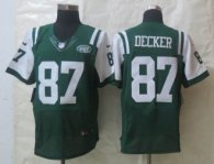 New Nike New York Jets 87 Decker Green Elite Jerseys