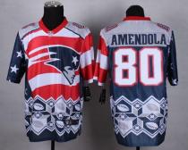 Nike New England Patriots -80 Danny Amendola Navy Blue Mens Stitched NFL Elite Noble Fashion Jersey