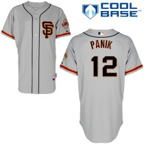 San Francisco Giants #12 Joe Panik Grey Road 2 Cool Base Stitched MLB Jersey