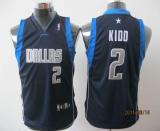 Dallas Mavericks #2 Jason Kidd Dark Blue Stitched Youth NBA Jersey