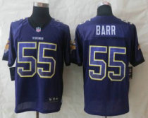 Nike Minnesota Vikings -55 Anthony Barr Purple Team Color NFL Elite Drift Fashion Jersey