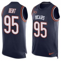 Nike Bears -95 Richard Dent Navy Blue Team Color Stitched NFL Limited Tank Top Jersey