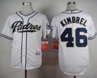San Diego Padres #46 Craig Kimbrel White Cool Base Stitched MLB Jersey