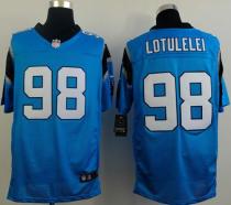 Nike Panthers -98 Star Lotulelei Blue Alternate Men's Stitched NFL Elite Jersey