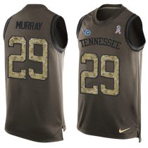 Nike Titans -29 DeMarco Murray Green Stitched NFL Limited Salute To Service Tank Top Jersey
