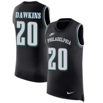Nike Eagles -20 Brian Dawkins Black Alternate Stitched NFL Limited Rush Tank Top Jersey