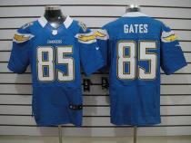 Nike San Diego Chargers #85 Antonio Gates Electric Blue Alternate Men’s Stitched NFL Elite Jersey