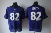 Nike Ravens -82 Torrey Smith Purple Team Color Men Stitched NFL Elite Jersey