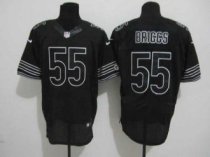 Nike Bears -55 Lance Briggs Black Shadow Stitched NFL Elite Jersey