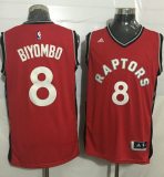 Toronto Raptors -8 Bismack Biyombo Red Stitched NBA Jersey