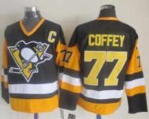 Pittsburgh Penguins -77 Paul Coffey Black CCM Throwback Stitched NHL Jersey